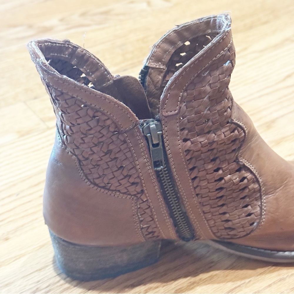Seychelles Brown Leather Ankle Boots 9 - Picture 6 of 10